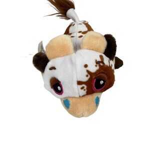 CUTETITOS TASTE BUDDITOS 5" Cow Ice Cream Plush Brown White Stuffed Toy